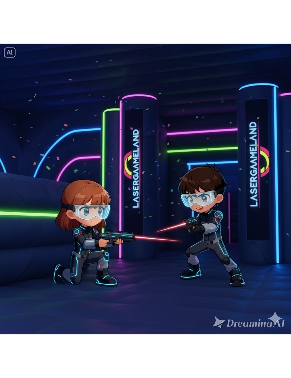 BON CADEAU pour 2 parties de Laser Game et boissons gratuites